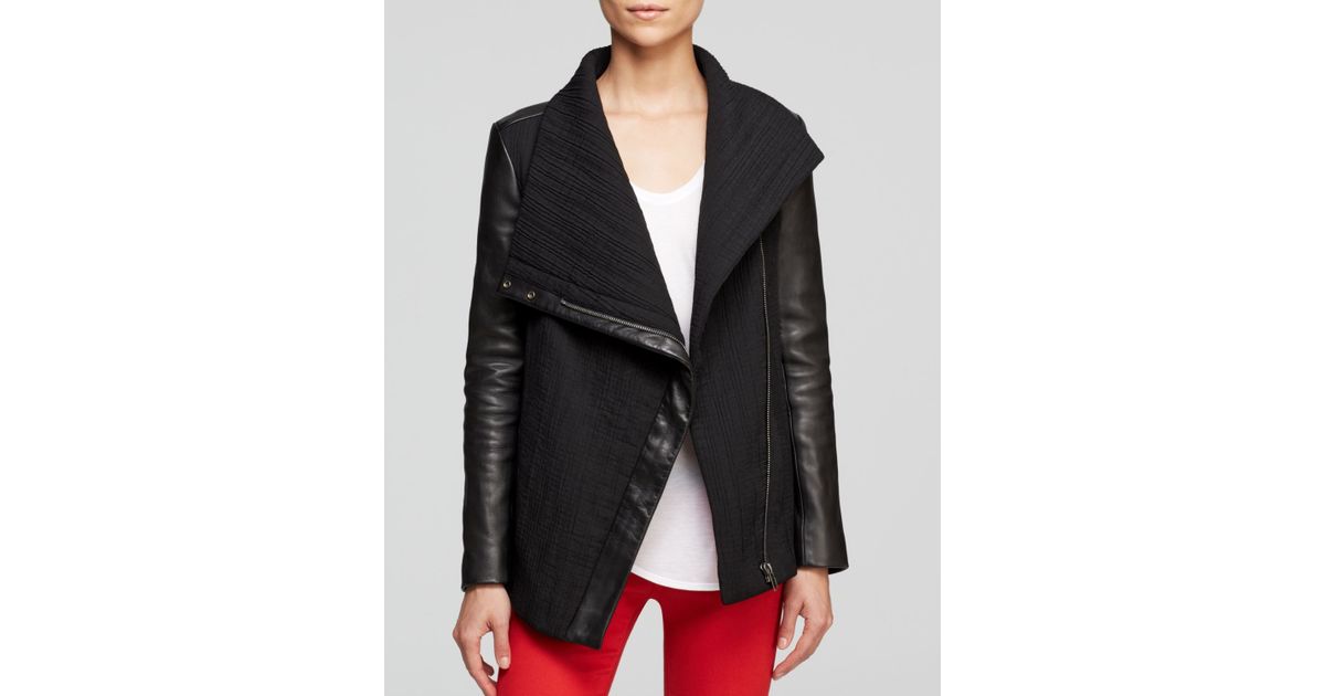 Lyst Helmut Lang Jacket Blizzard High Collar In Black
