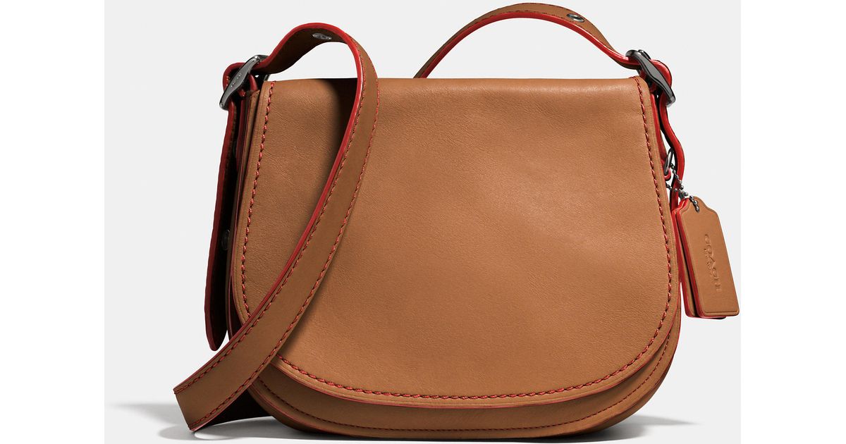 Coach Saddle Bag 23 In Glovetanned Leather In Brown Lyst
