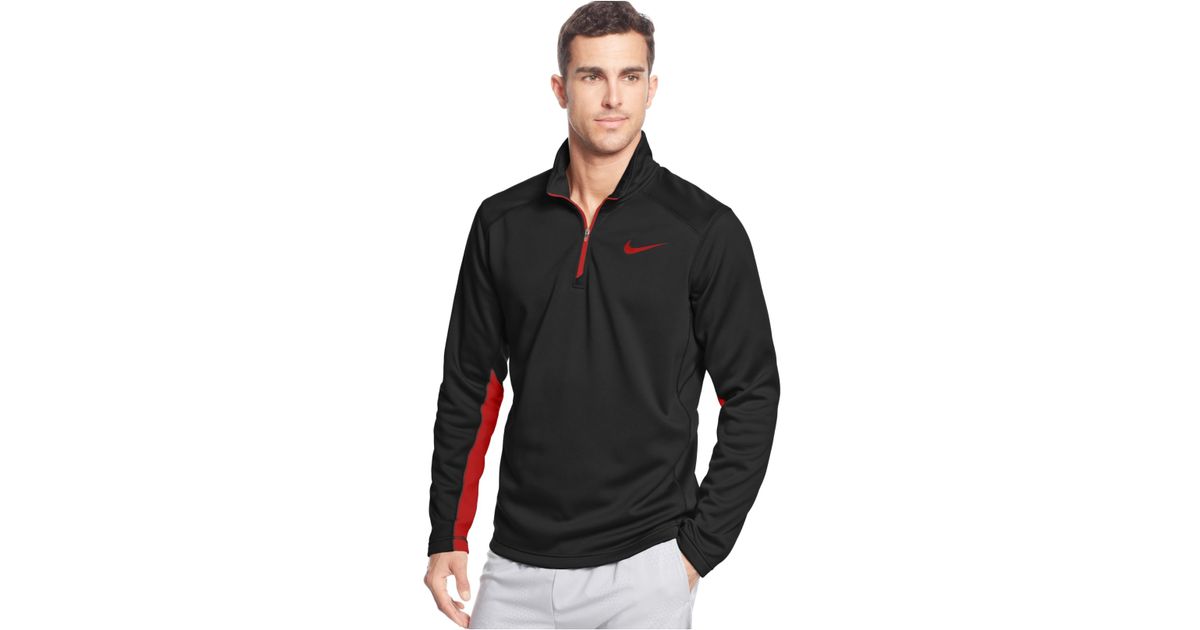 Nike Synthetic Ko QuarterZip Pullover in Black for Men Lyst