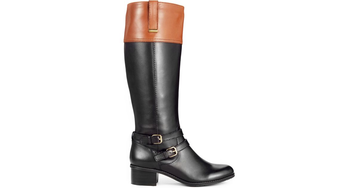Bandolino wide calf riding cheap boots