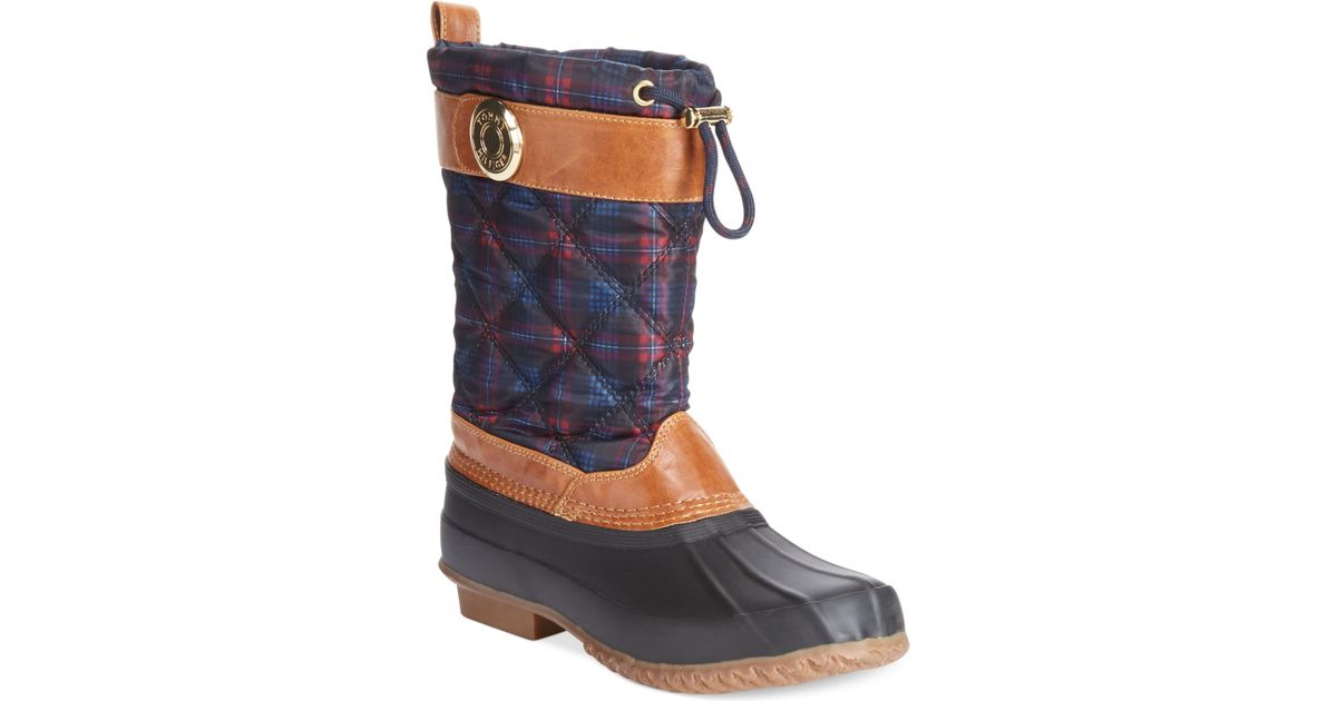 tommy hilfiger duck boots womens