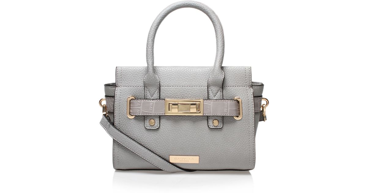 carvela grey handbag