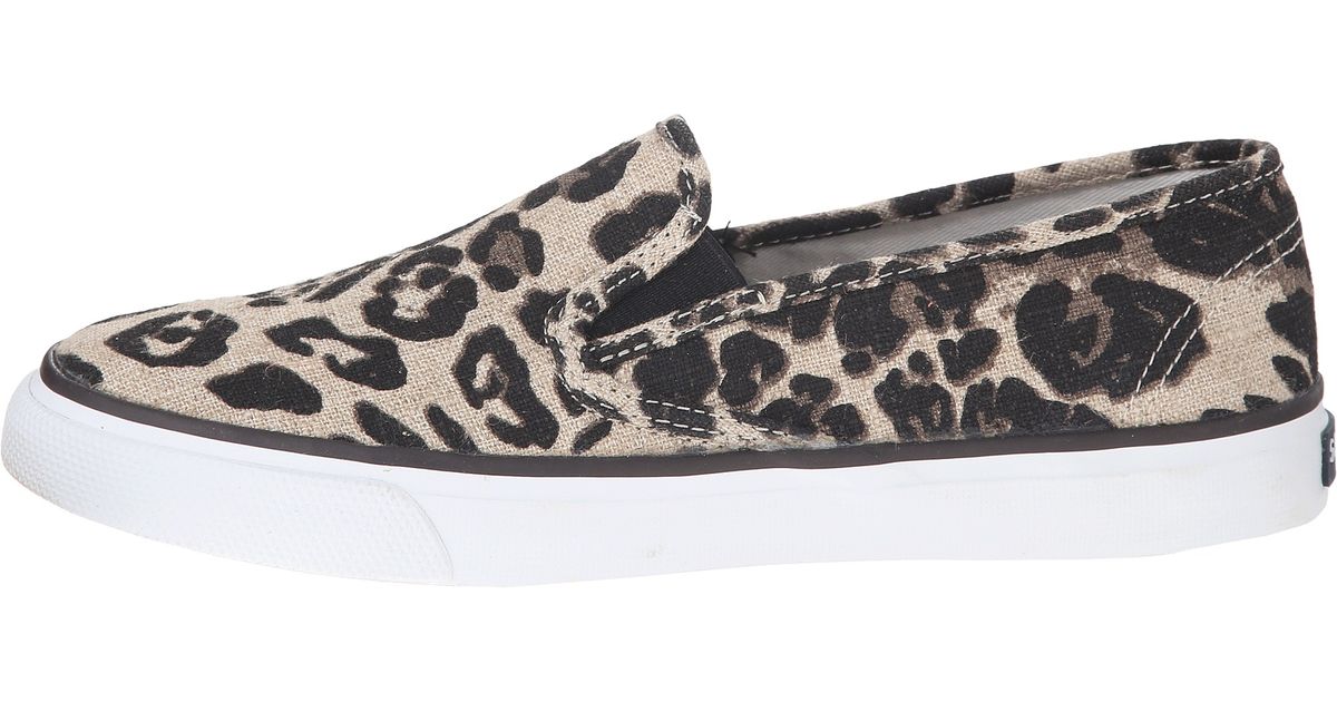 sperry seaside leopard sneaker