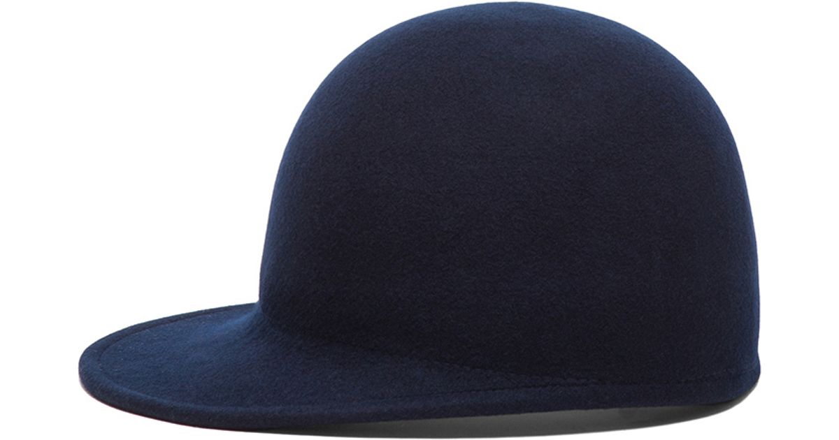 wool riding cap
