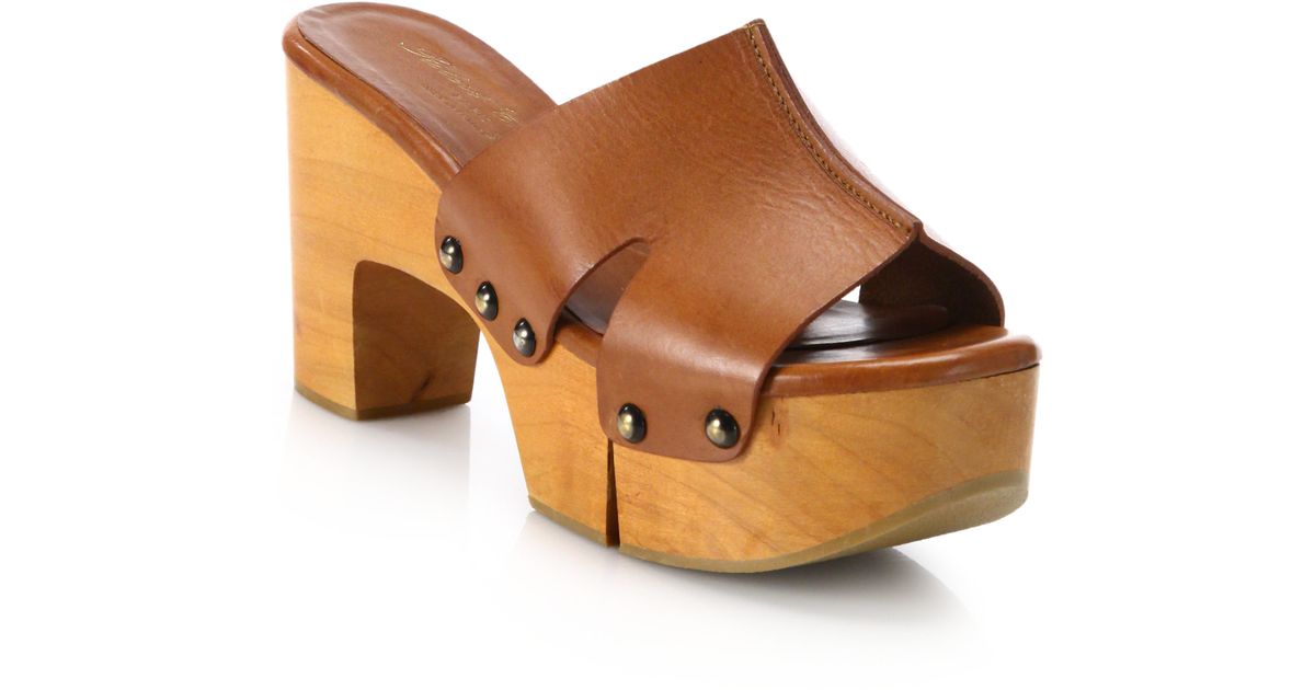 Robert Clergerie Womens Cetri Platform Mule Sandal 