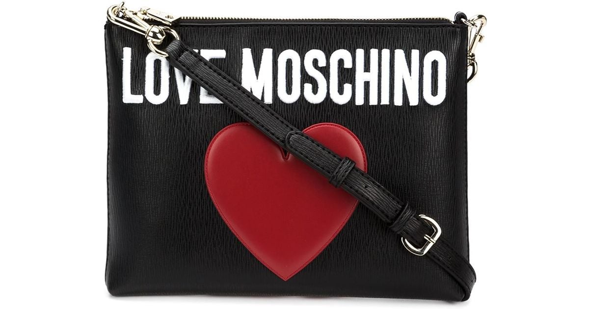 love moschino bag heart