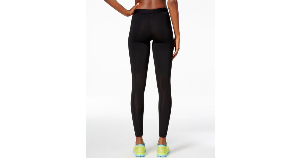 grey nike leggings with black tick