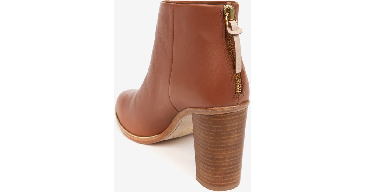 Ted Baker Leather Ankle Boots in Brown | Lyst UK