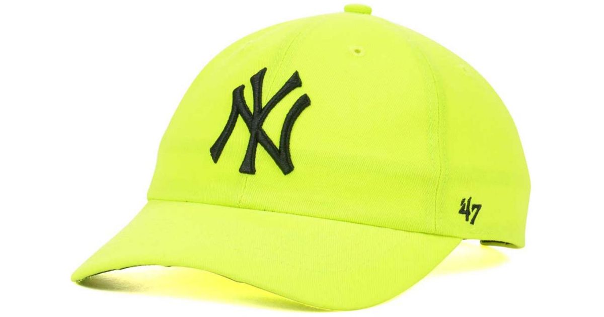 47 Brand Women's New York Yankees Cheetah Clean Up Cap - Macy's