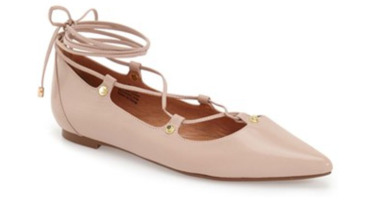 halogen pointy toe flats