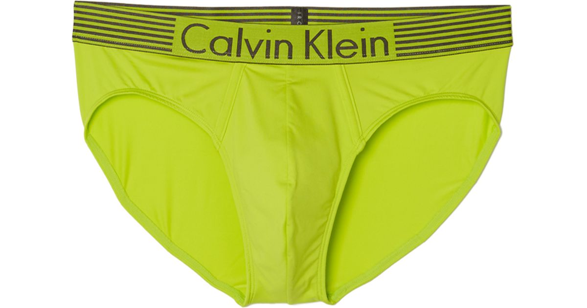 lime green calvin klein underwear