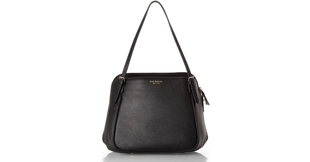 Isaac Mizrahi New York Black Claudette Shoulder Bag