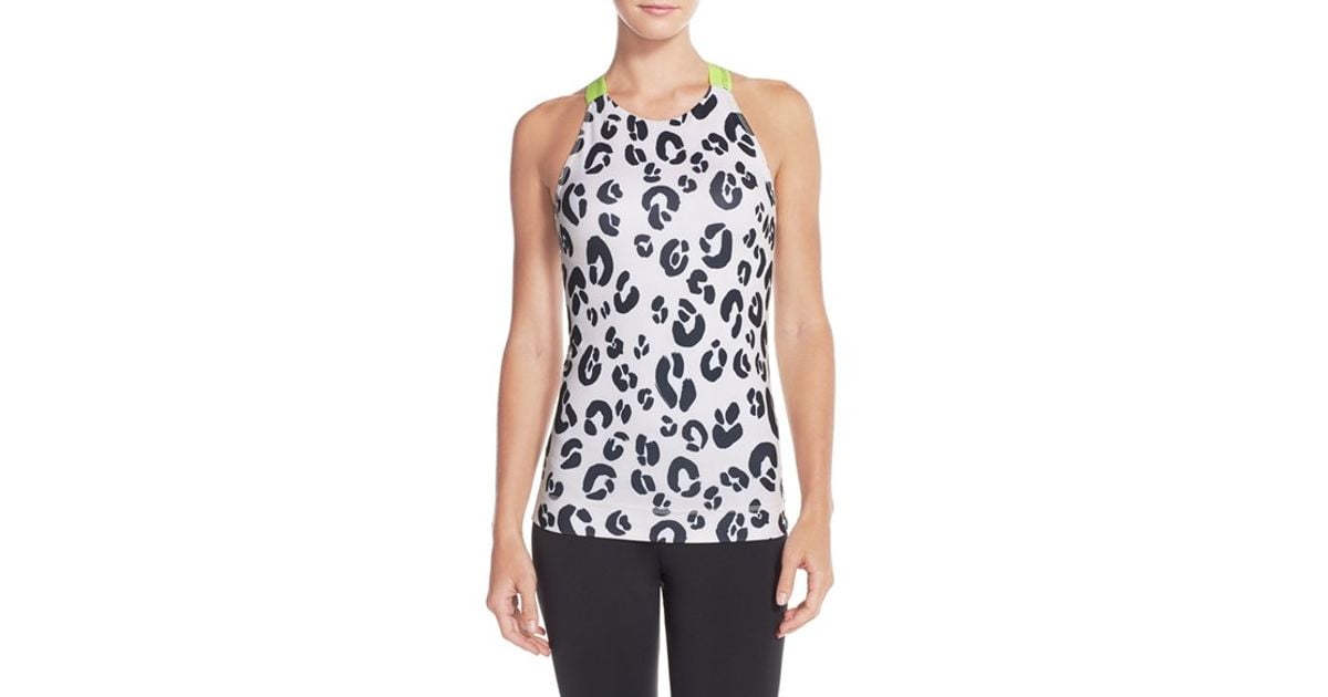 adidas leopard print top