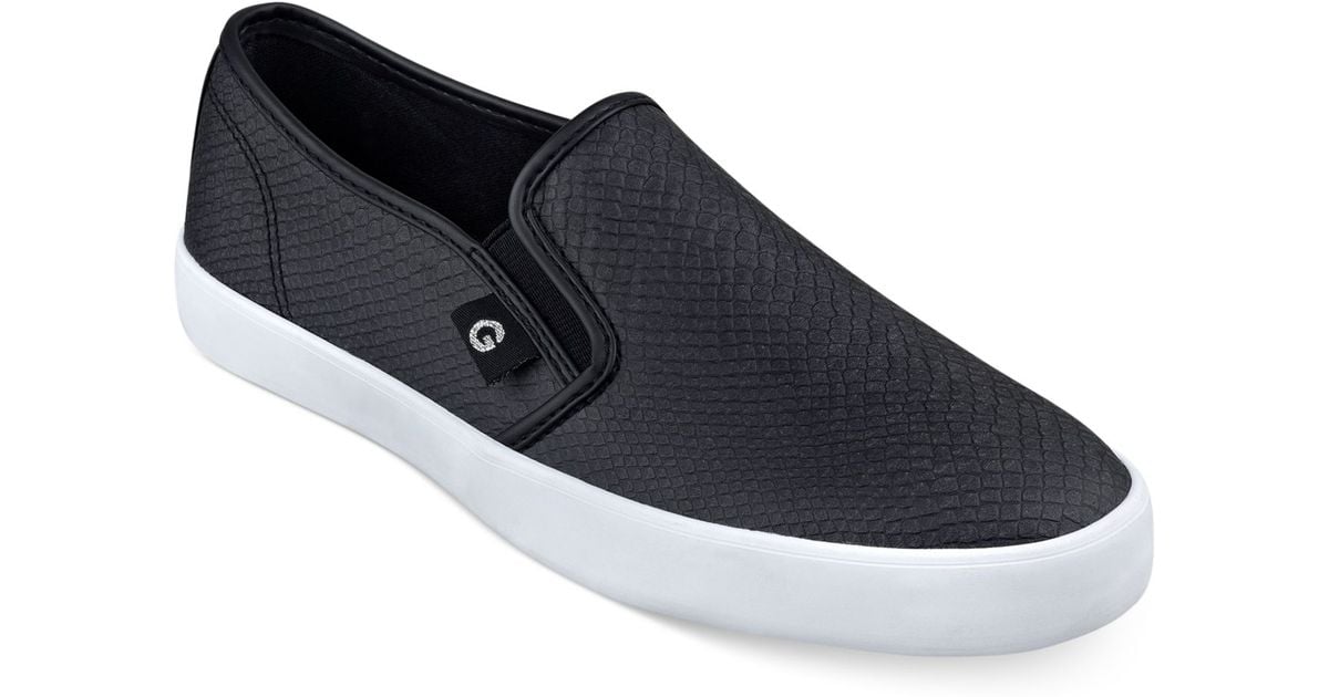 G by Guess Women'S Malden Casual Slip-On Sneakers in Black | Lyst