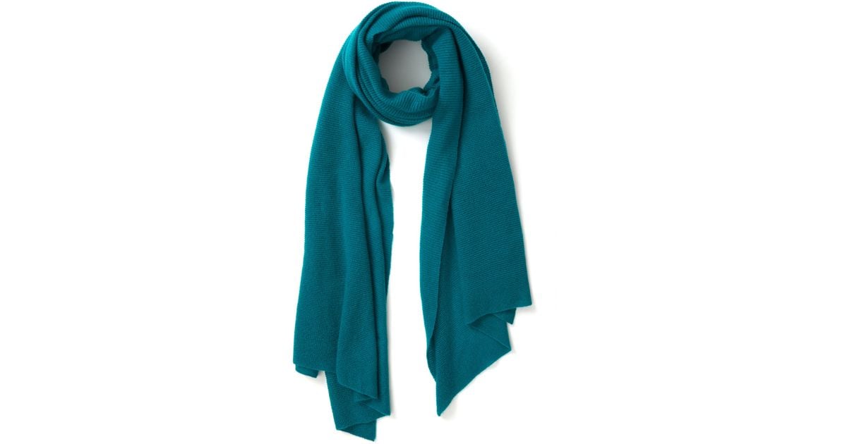teal cashmere scarf