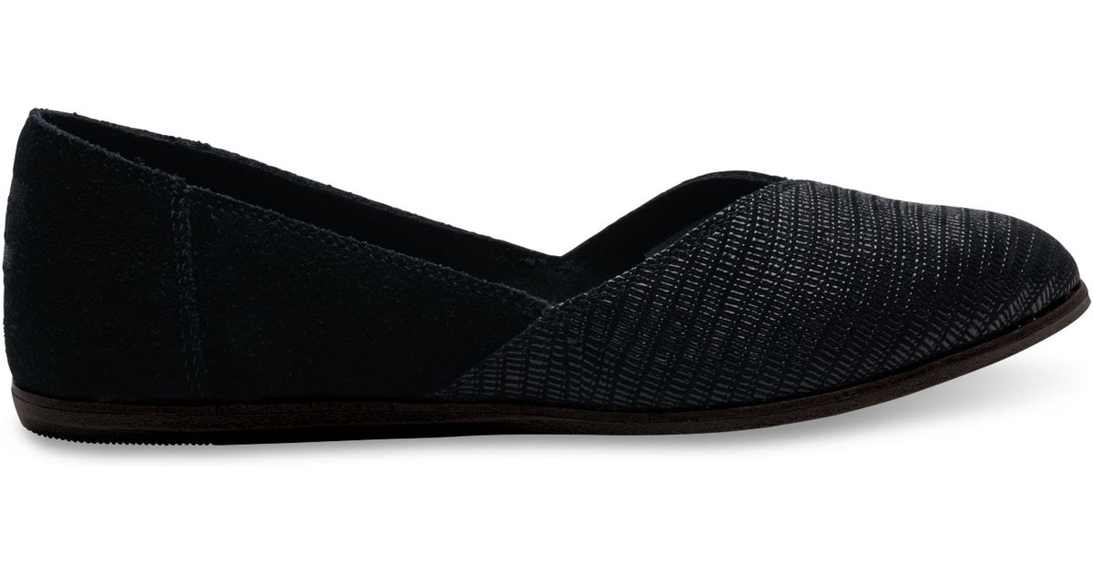 toms jutti black suede