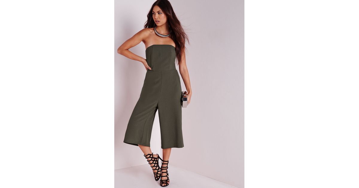 missguided khaki jumpsuit