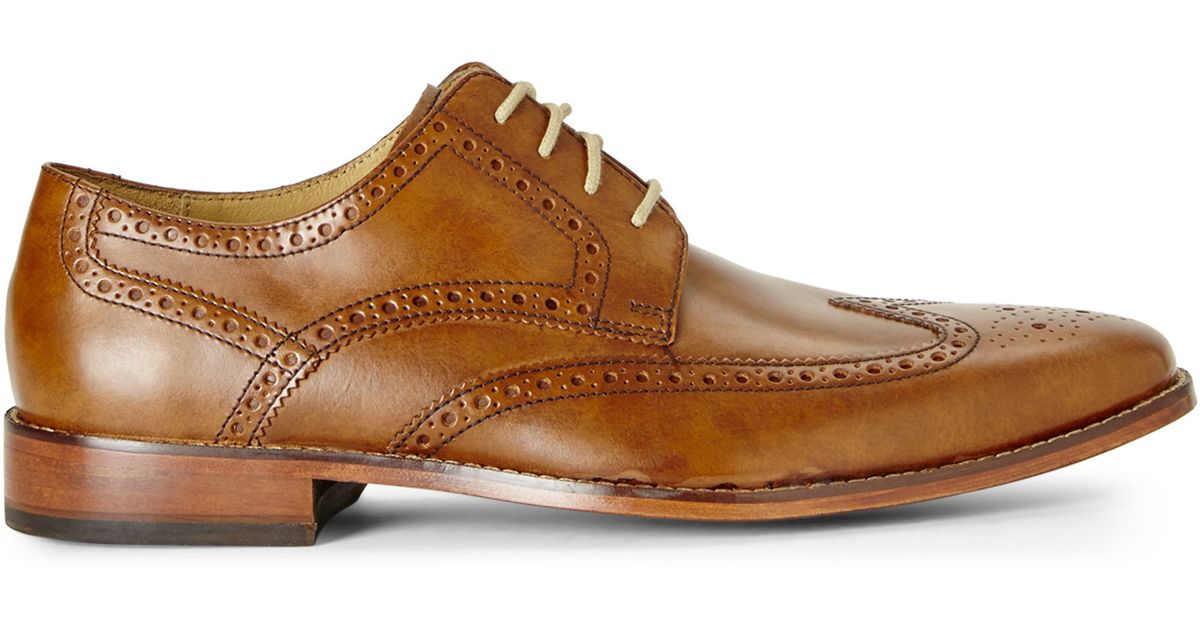 cole haan tan wingtips