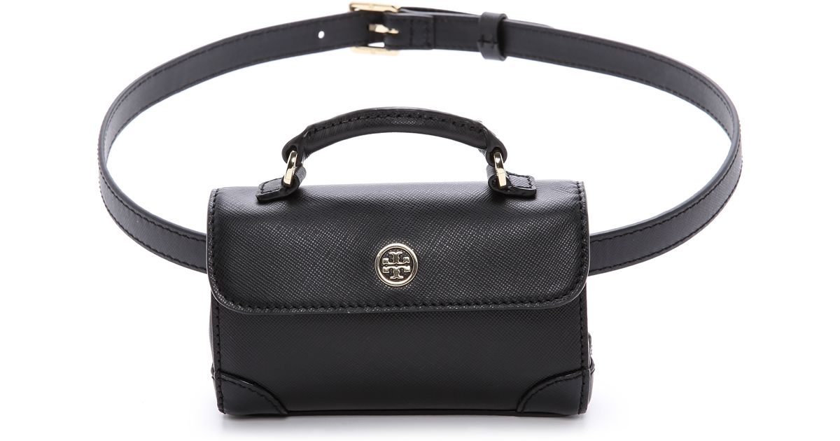 Tory Burch Robinson Waist Pack Belt Black Lyst