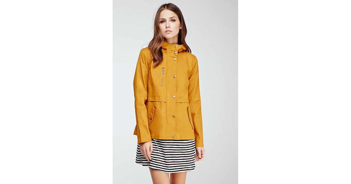 mustard yellow utility jacket
