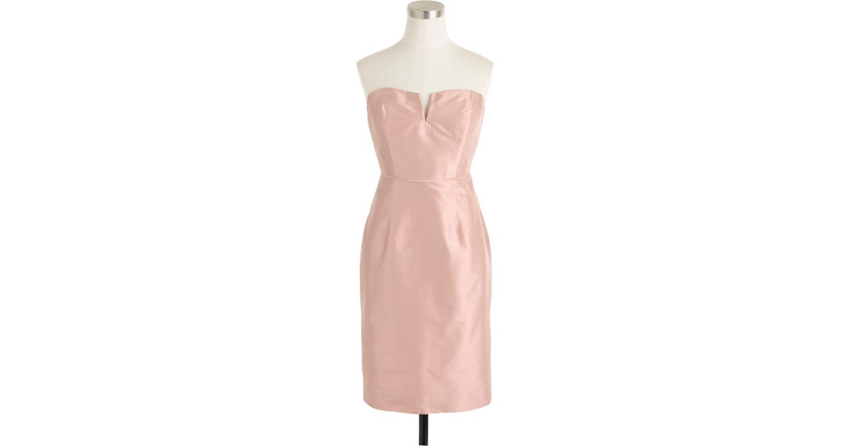 Lyst J Crew Pee Cathleen Dress In Silk Dupioni Purple