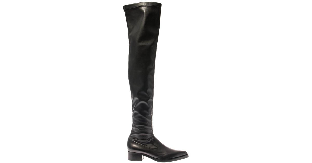 stella mccartney thigh high boots