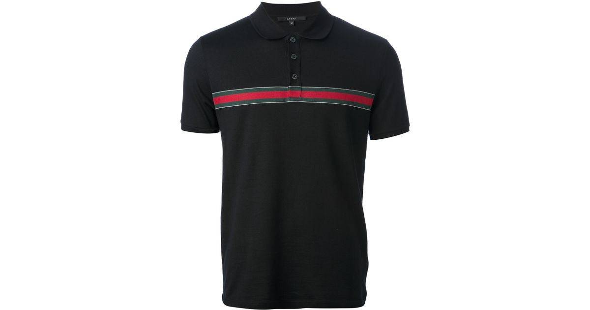 gucci polo shirt stripe