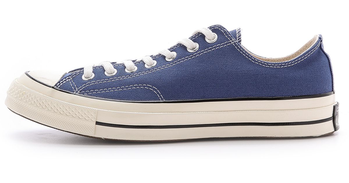 blue converse 70s