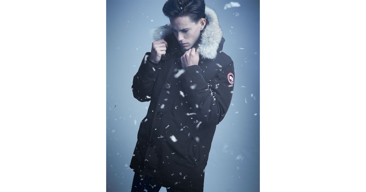 canada goose black fur hood canada goose black fur hood