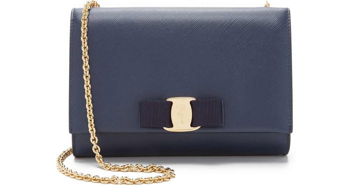 ferragamo blue bag