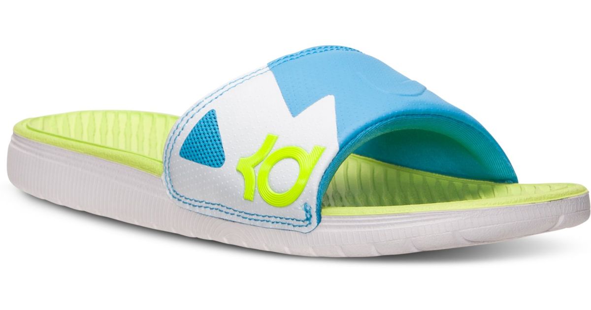 Nike Mens Solarsoft Kd Slide From Finish in Blue for Men | Lyst