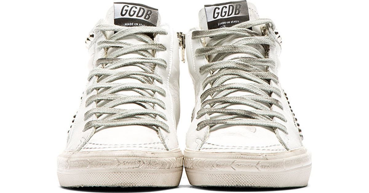 golden goose studded slide