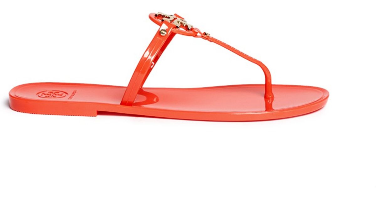tory burch orange heels