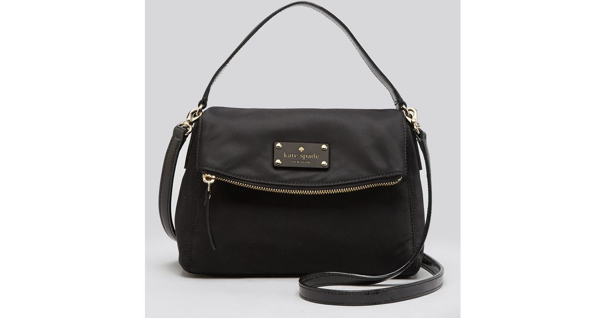 kate spade black nylon crossbody