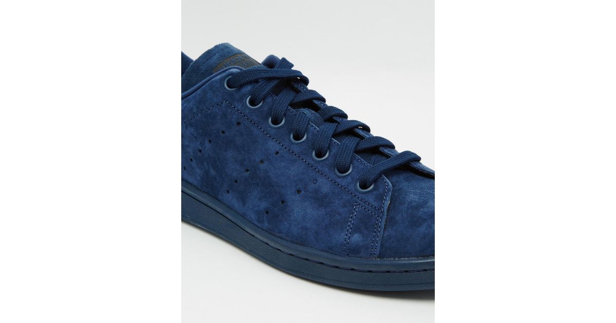 adidas Originals Stan Smith Suede Trainers in Blue for Men | Lyst