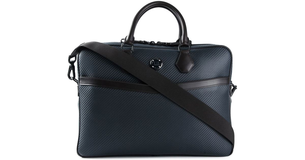 Dunhill 'Chassis' Briefcase in Blue for Men | Lyst UK