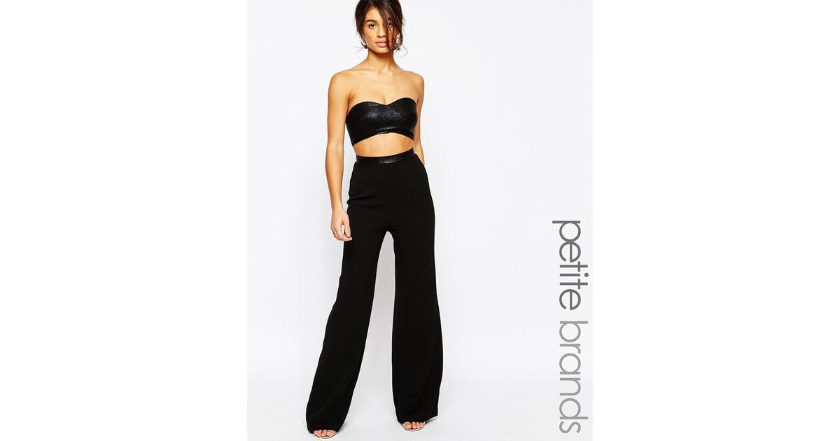 bandeau cut out jumpsuit