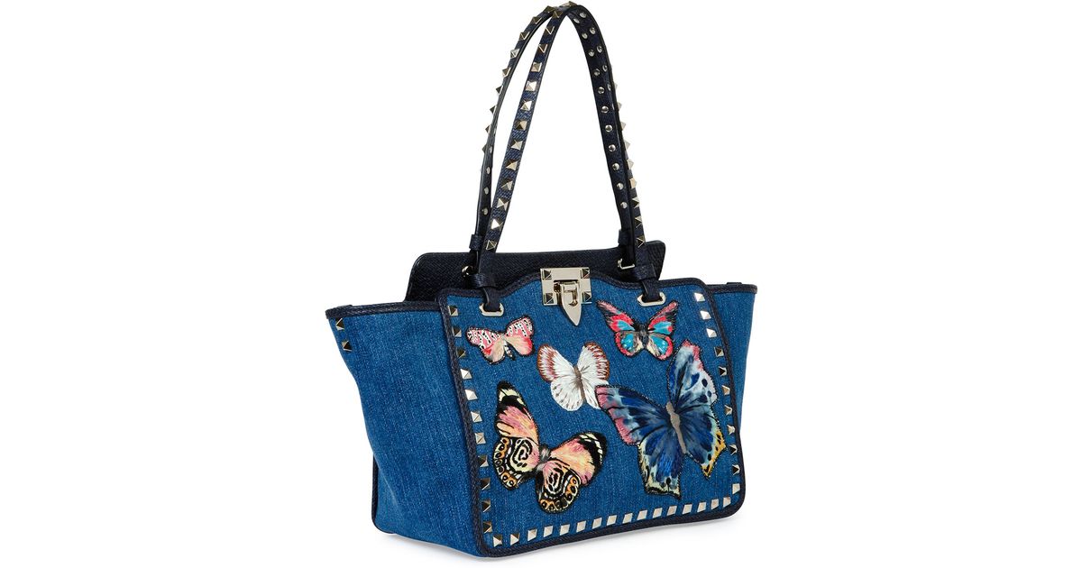 denim valentino bag