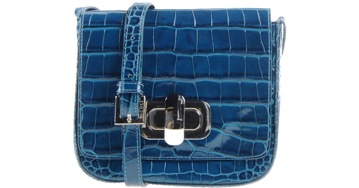 Nicoli Blue Cross Body Bag