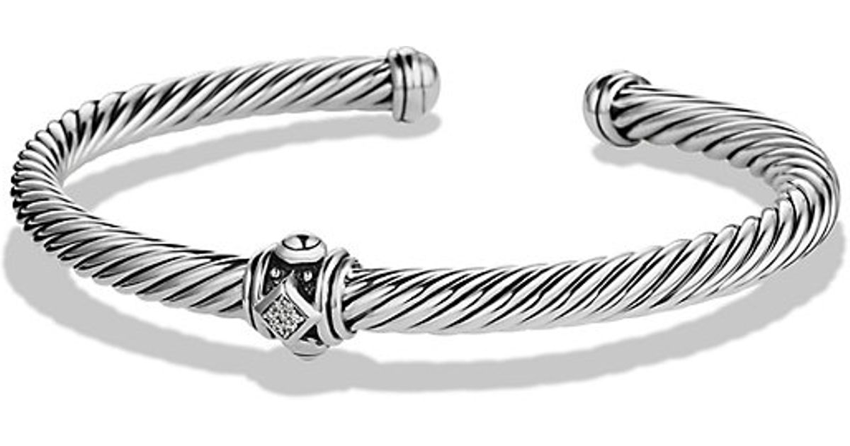 Top Categories David Yurman is an American jewelry company headquartered in New York City. David Yurman is known for his signature piece - the cable bracelet, which features a twisted helix embellished with gemstones on the ends.
