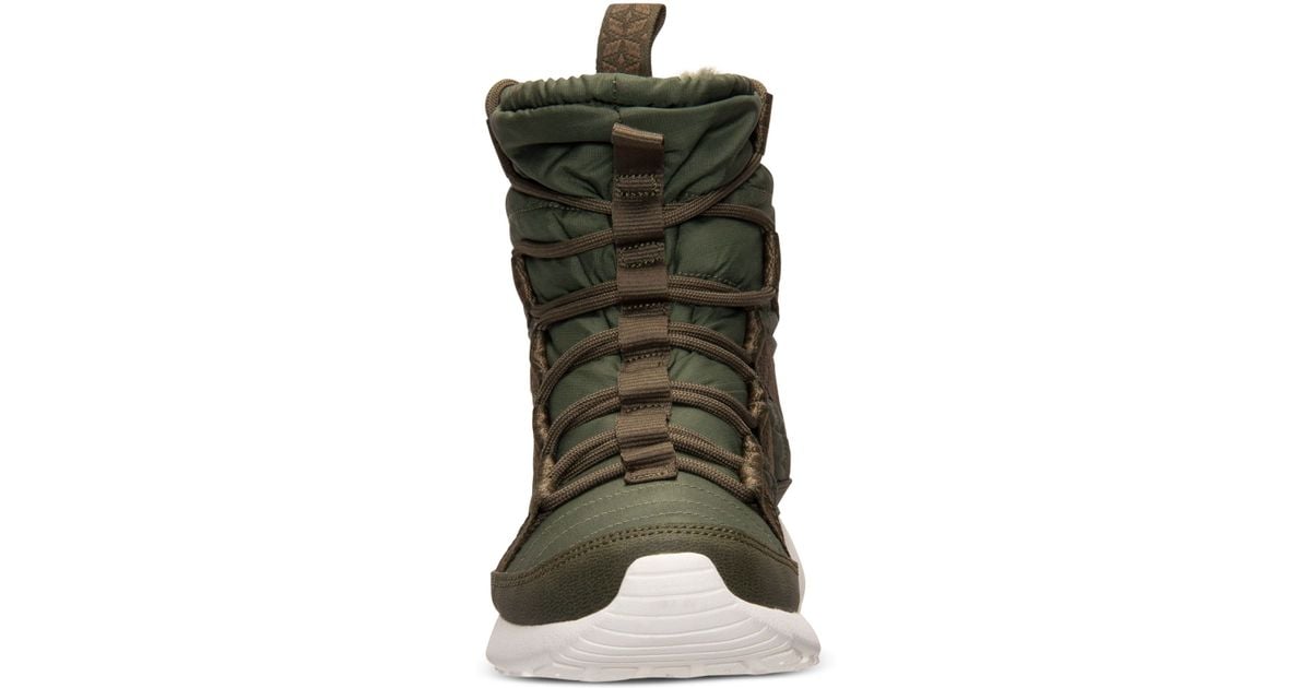 Nike Women'S Roshe Run Hi Sneakerboots From Finish Line in Green | Lyst