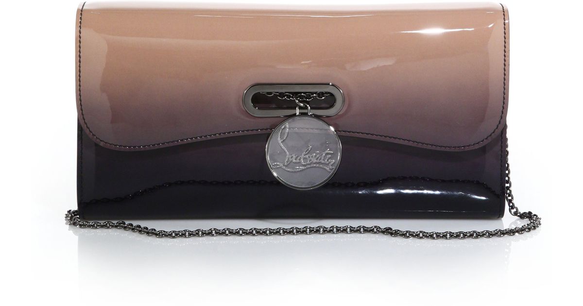 ombre clutch bag