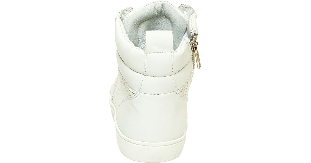 steve madden white high tops