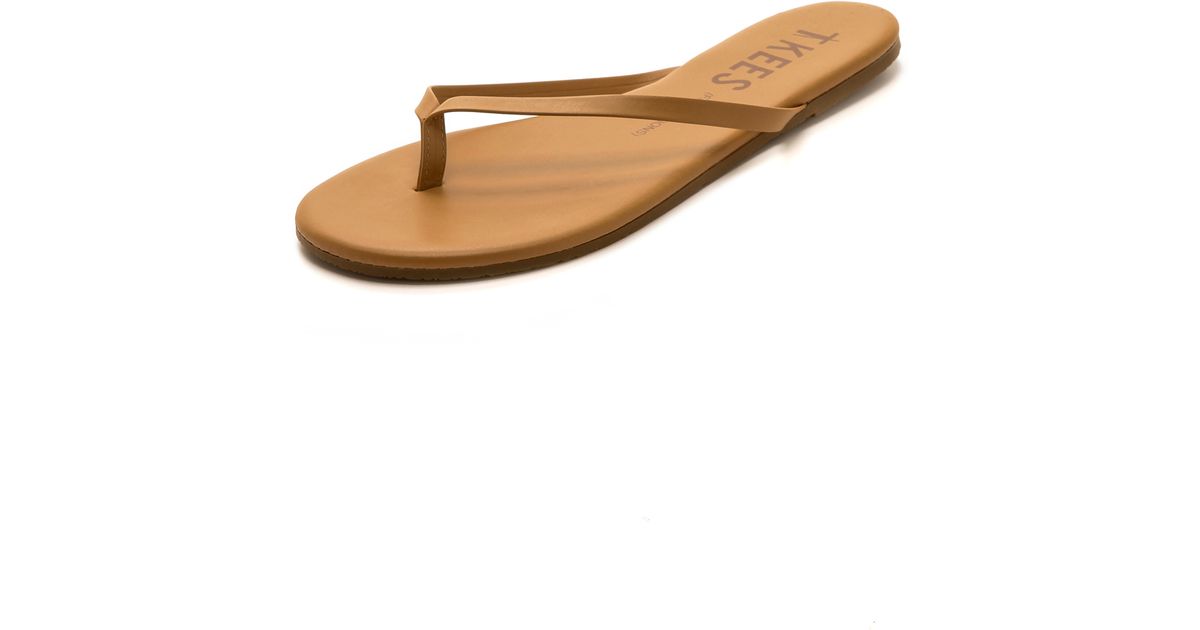 TKEES Foundations Flip Flops - Cocoa Butter in Brown | Lyst Canada