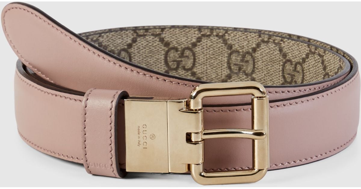 gucci reversible thin belt