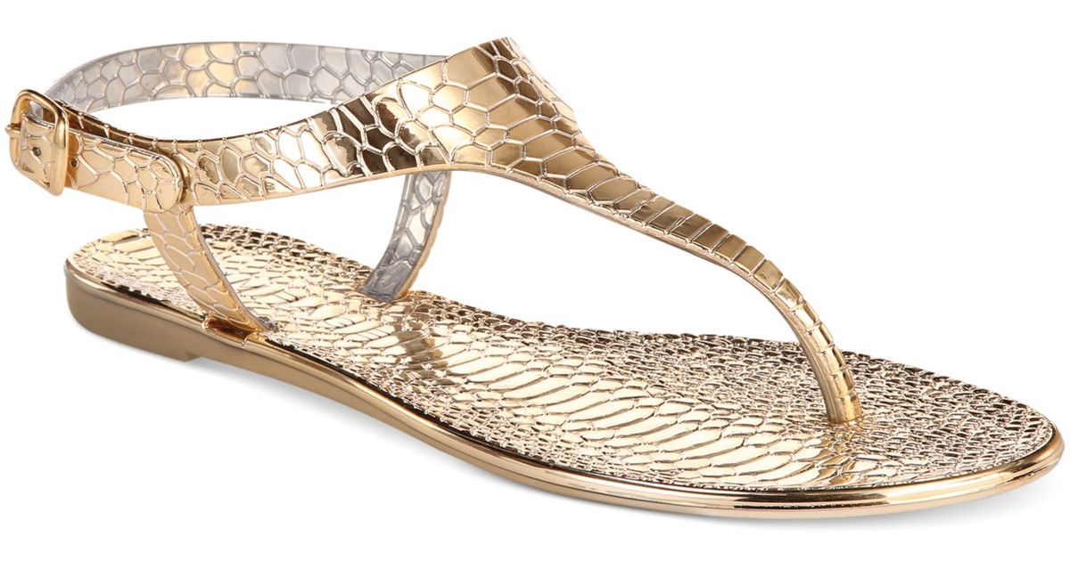 rampage gold sandals