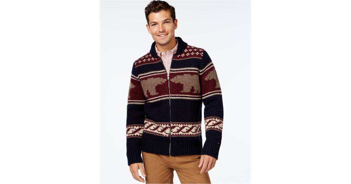 tommy hilfiger bear sweater