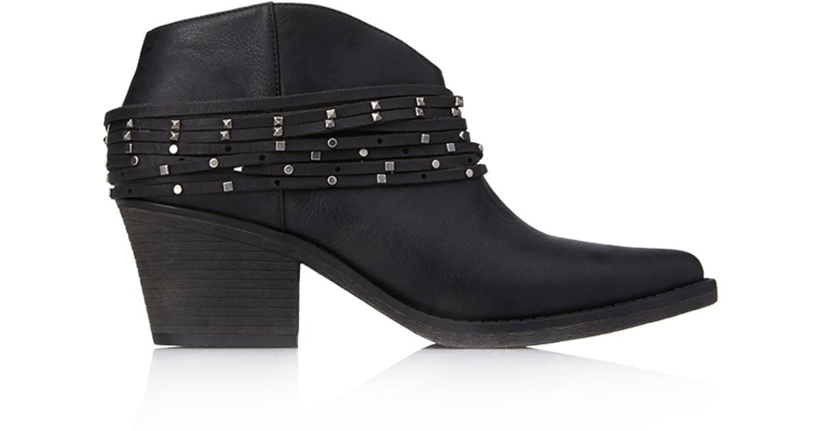 black cowboy booties