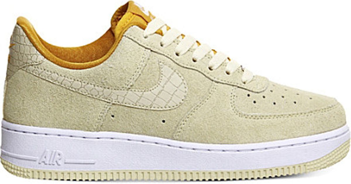 nike air force 1 suede yellow