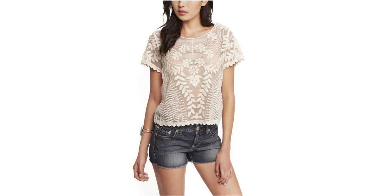 express lace shirt
